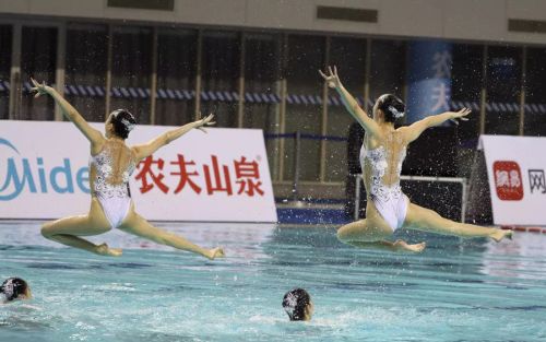 “水上芭蕾”究竟有多美？全國花樣游泳錦標賽武漢“綻放”（附精美圖集）(圖11)
