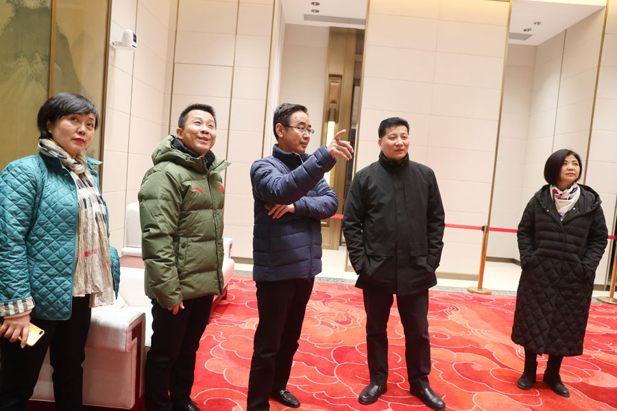 劉誓?？疾煳錆h體育中心 要求加強場館賽后利用(圖5)
