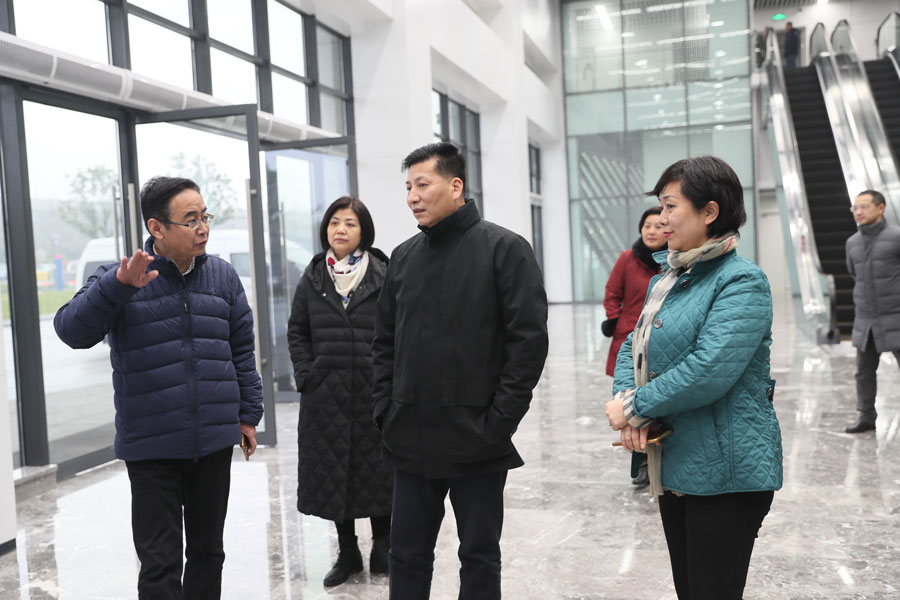 劉誓?？疾煳錆h體育中心 要求加強場館賽后利用(圖2)