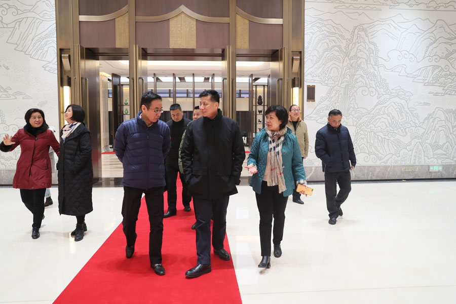 劉誓?？疾煳錆h體育中心 要求加強場館賽后利用(圖1)